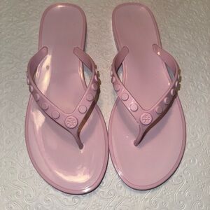 Tory Burch Pink Flip Flops